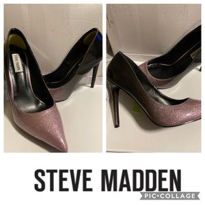 Gently worn... Steve Madden Poet Purple ombré 8.5